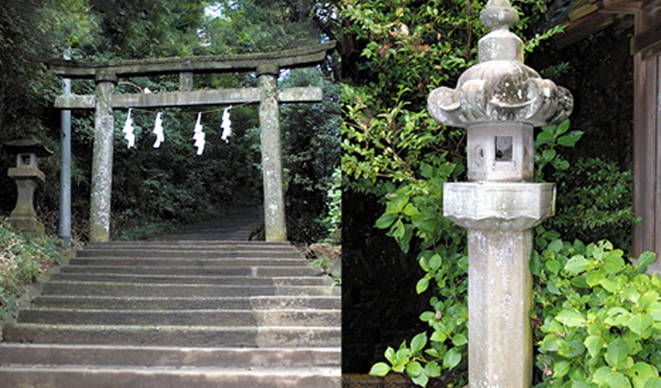 眉嶮坂（縁結びの鳥居）の写真
