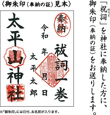 御朱印見本